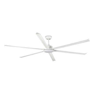 FARO 34206-130 - LED Stmívatelný stropní ventilátor ROTTERDAM XXL LED/32W/230V bílá pr. 250 cm + dálkové ovládání