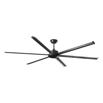 FARO 34207 - Stropní ventilátor ROTTERDAM XXL černá pr. 250 cm + dálkové ovládání