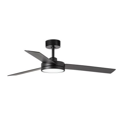 FARO 34261 - LED Stropní ventilátor BARTH LED/24W/230V černá + dálkové ovládání