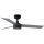 FARO 34285WT1S - LED Stmívatelný stropní ventilátor CRUISER S LED/18W/230V 2700/3000/4000K pr. 106 cm šedá/černá Wi-Fi Tuya + dálkové ovládání