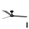 FARO 34286 - Stropní ventilátor CRUISER L černá pr. 132 cm + dálkové ovládání