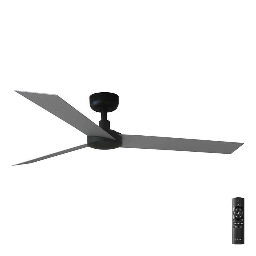 FARO 34286 - Stropní ventilátor CRUISER L černá pr. 132 cm + dálkové ovládání