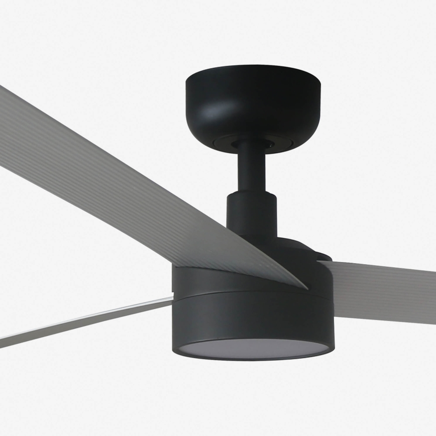FARO 34287WT1S - LED Stmívatelný stropní ventilátor CRUISER XL LED/18W/230V 2700/3000/4000K pr. 160 cm šedá/černá Wi-Fi Tuya + dálkové ovládání