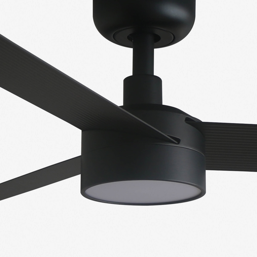 FARO 34289-1TW - LED Stmívatelný stropní ventilátor CRUISER S LED/18W/230V 2700/4000/6500K pr. 106 cm černá + dálkové ovládání