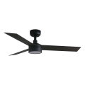 FARO 34289WT1S - LED Stmívatelný stropní ventilátor CRUISER S LED/18W/230V 2700/3000/4000K pr. 106 cm černá Wi-Fi Tuya + dálkové ovládání