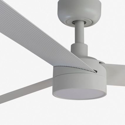 FARO 34290WT1S - LED Stmívatelný stropní ventilátor CRUISER L LED/18W/230V 2700/3000/4000K pr. 132 cm bílá Wi-Fi Tuya + dálkové ovládání