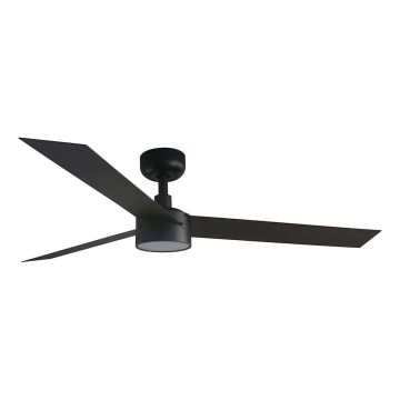 FARO 34291WT1S - LED Stmívatelný stropní ventilátor CRUISER L LED/18W/230V 2700/3000/4000K pr. 132 cm černá Wi-Fi Tuya + dálkové ovládání