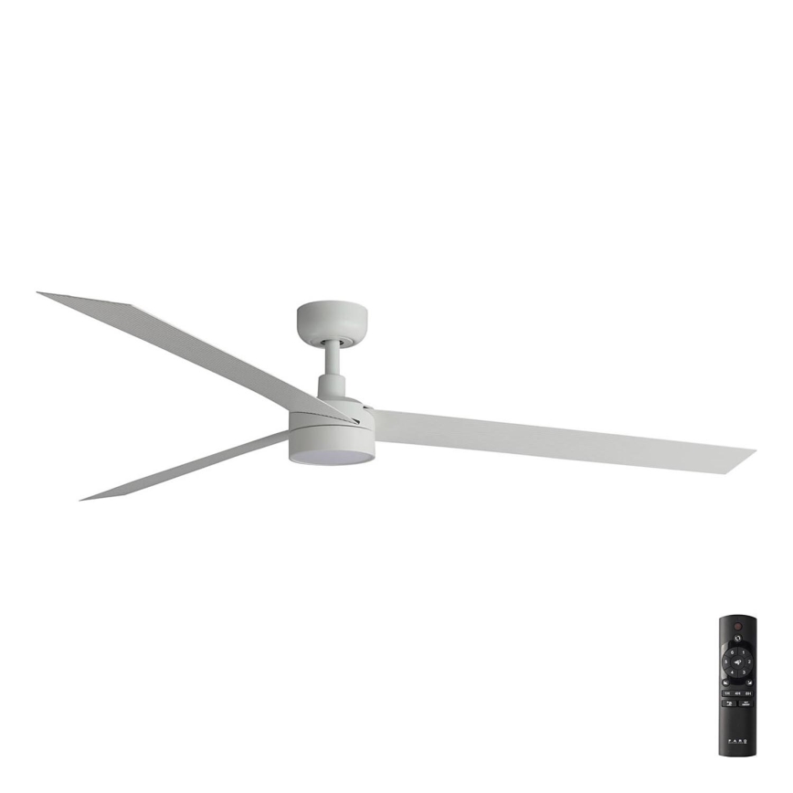 FARO 34292-1TW - LED Stmívatelný ventilátor CRUISER LED/20W/230V 2700/4000/6500K pr. 160 cm bílá + dálkové ovládání