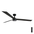FARO 34293-1TW - LED Stmívatelný stropní ventilátor CRUISER XL LED/18W/230V 2700/3000/4000K pr. 160 cm černá + dálkové ovládání