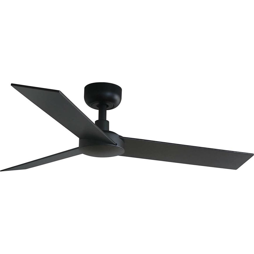 FARO 34296WT - Stropní ventilátor RUDDER S černá/hnědá pr. 106 cm Wi-Fi Tuya + dálkové ovládání