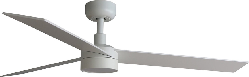 FARO 34297WT-1TW - LED Stmívatelný stropní ventilátor RUDDER L LED/18W/230V 2700/4350/6000K bílá pr. 132 cm Wi-Fi Tuya + dálkové ovládání