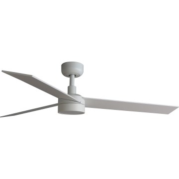 FARO 34297WT1S - LED Stmívatelný stropní ventilátor RUDDER L LED/18W/230V 2700/3000/4000K pr. 132 cm béžová/bílá Wi-Fi Tuya + dálkové ovládání