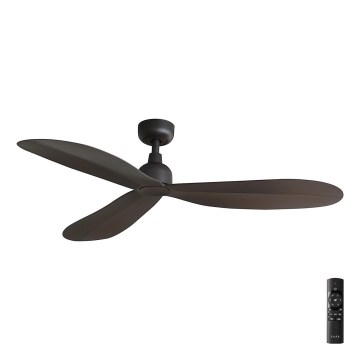 FARO 34301 - Stropní ventilátor PALMA hnědá pr. 129 cm IP44 + dálkové ovládání