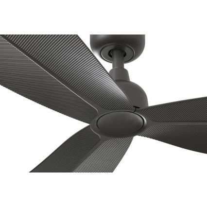 FARO 34301 - Stropní ventilátor PALMA hnědá pr. 129 cm IP44 + dálkové ovládání