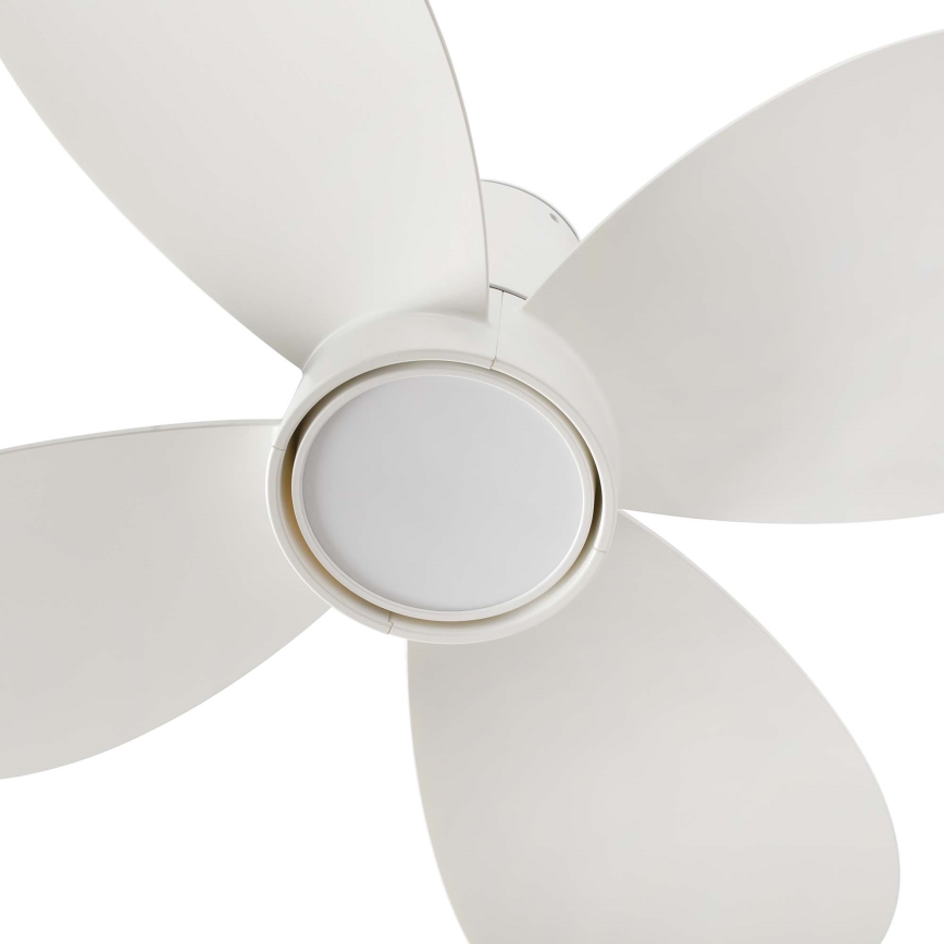 FARO 34315 - LED Stmívatelný stropní ventilátor KLOVER S LED/20W/230V 2700/4000/6500K bílá pr. 80 cm + dálkové ovládání