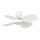 FARO 34315WT - LED Stmívatelný stropní ventilátor KLOVER TUB S LED/20W/230V 2700/4000/6500K bílá pr. 80 cm Wi-Fi Tuya + dálkové ovládání