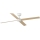 FARO 34355WT - Stropní ventilátor RUDDER L bílá/béžová pr. 132 cm Wi-Fi Tuya + dálkové ovládání