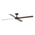 FARO 34356 - Stropní ventilátor RUDDER L hnědá/černá pr. 132 cm + dálkové ovládání