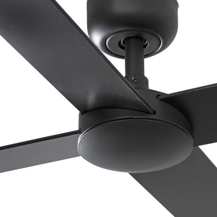 FARO 34356 - Stropní ventilátor RUDDER L hnědá/černá pr. 132 cm + dálkové ovládání