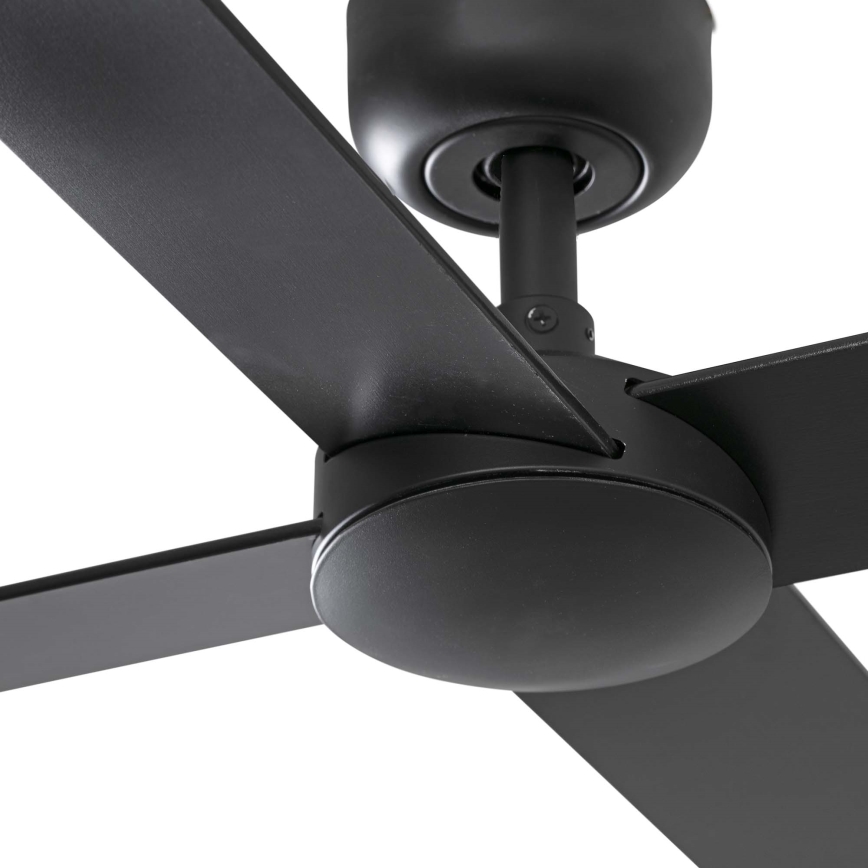 FARO 34356 - Stropní ventilátor RUDDER L hnědá/černá pr. 132 cm + dálkové ovládání