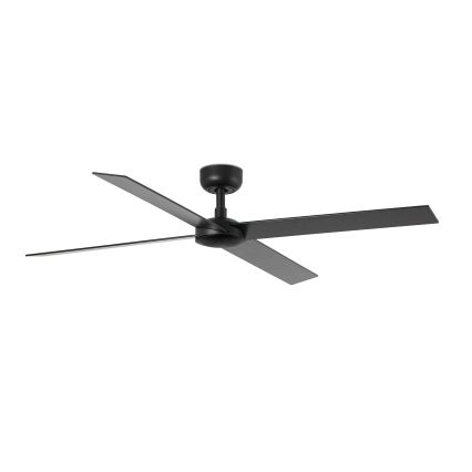 FARO 34356WT - Stropní ventilátor RUDDER L hnědá/černá pr. 132 cm Wi-Fi Tuya + dálkové ovládání
