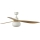 FARO 34361WT-11L - Stropní ventilátor OUTWOOD L 1xE27/15W/230V hnědá/bílá pr. 150 cm Wi-Fi Tuya IP44 + dálkové ovládání