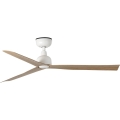 FARO 34370 - Stropní ventilátor MARINE M pr. 125 cm hnědá/bílá IP44 + dálkové ovládání