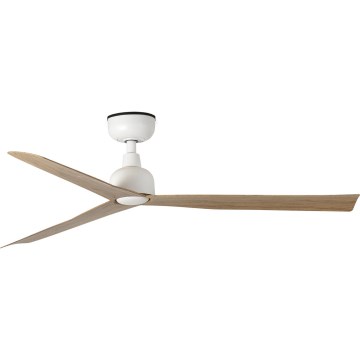 FARO 34370 - Stropní ventilátor MARINE M pr. 125 cm hnědá/bílá IP44 + dálkové ovládání