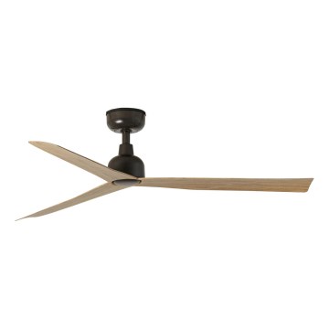 FARO 34371 - Stropní ventilátor MARINE M pr. 125 cm hnědá/černá IP44 + dálkové ovládání