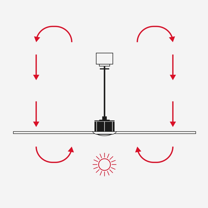 FARO 34372 - Stropní ventilátor MARINE M pr. 125 cm hnědá/černá IP44 + dálkové ovládání