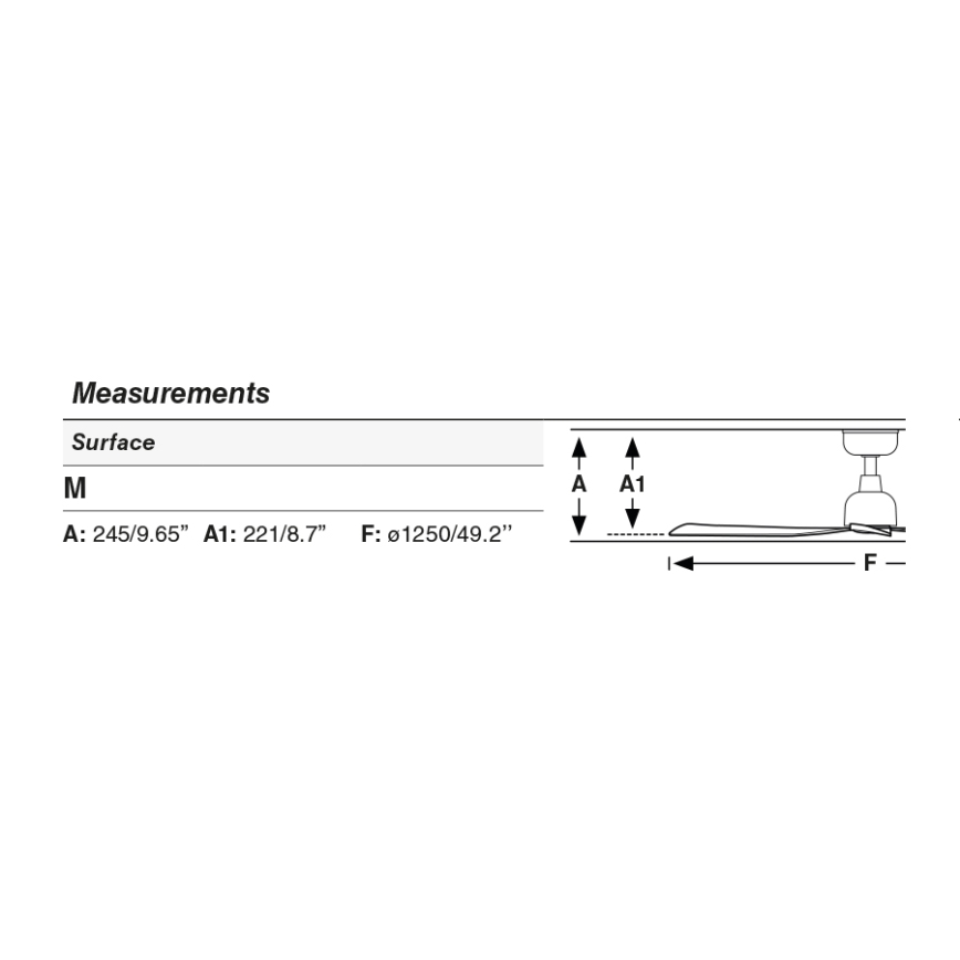FARO 34372 - Stropní ventilátor MARINE M pr. 125 cm hnědá/černá IP44 + dálkové ovládání