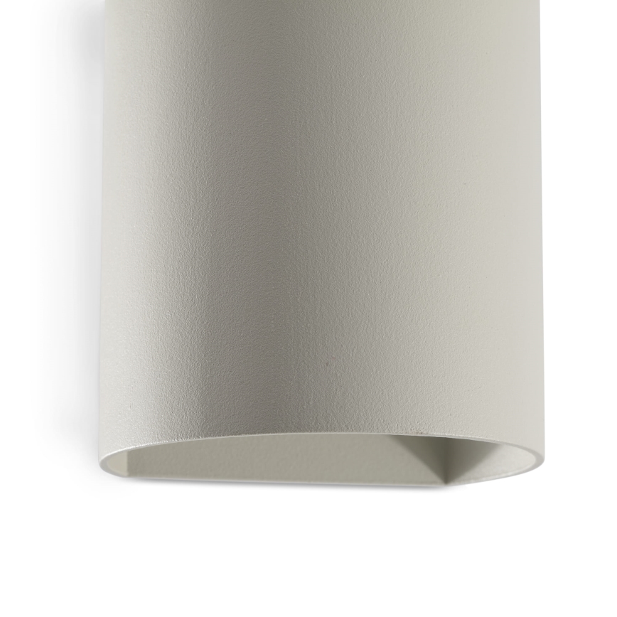 FARO 40524 - Nástěnné svítidlo SOLE 1xGU10/8W/230V šedá kulatý