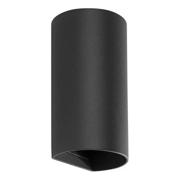 FARO 40539 - Nástěnné svítidlo SOLE 2xGU10/8W/230V černá kulatý