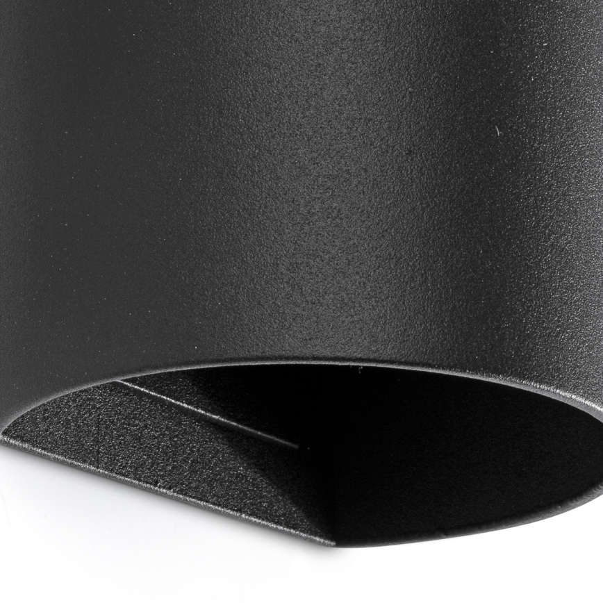 FARO 40539 - Nástěnné svítidlo SOLE 2xGU10/8W/230V černá kulatý