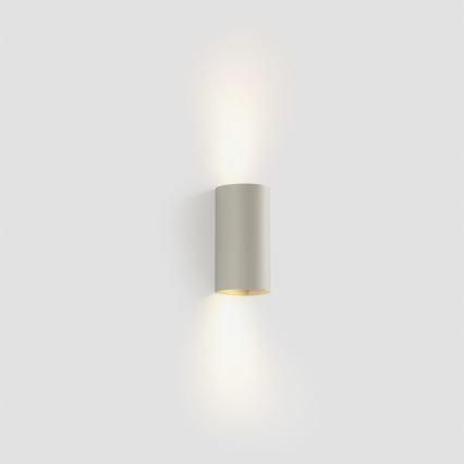 FARO 40540 - Nástěnné svítidlo SOLE 2xGU10/8W/230V šedá kulatý