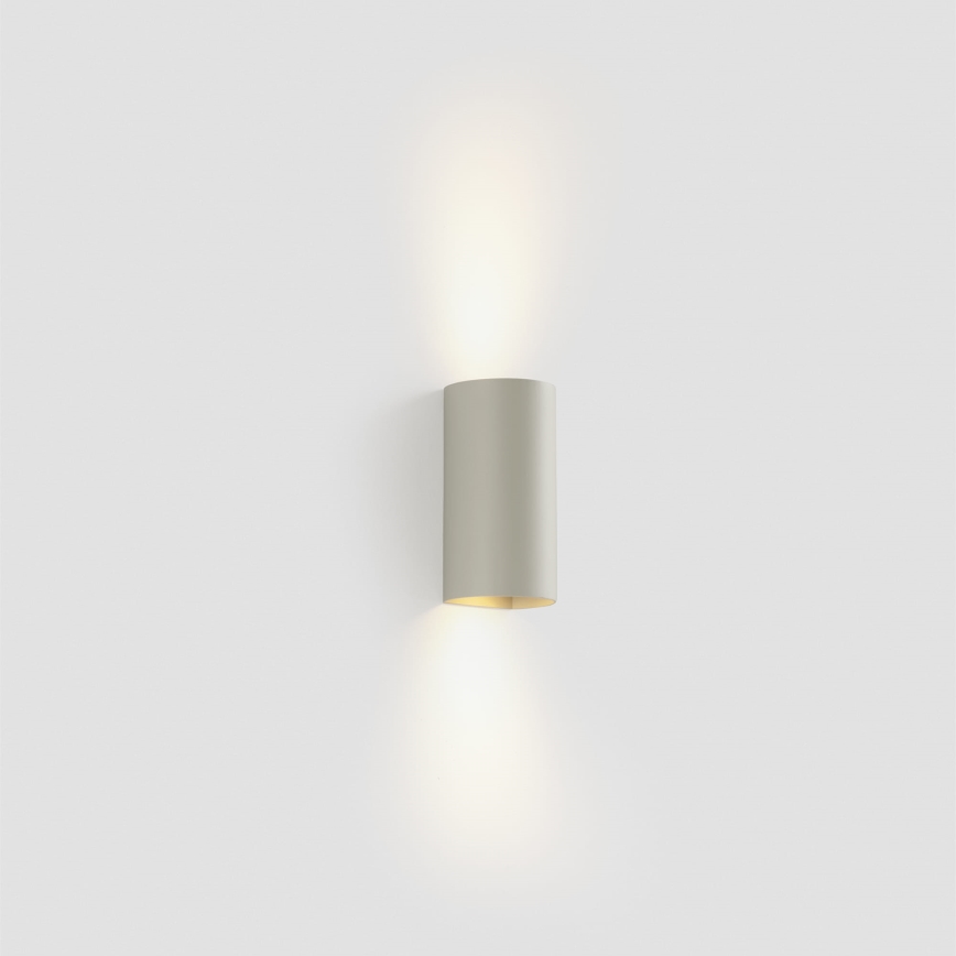 FARO 40540 - Nástěnné svítidlo SOLE 2xGU10/8W/230V šedá kulatý