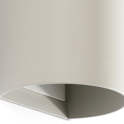 FARO 40540 - Nástěnné svítidlo SOLE 2xGU10/8W/230V šedá kulatý