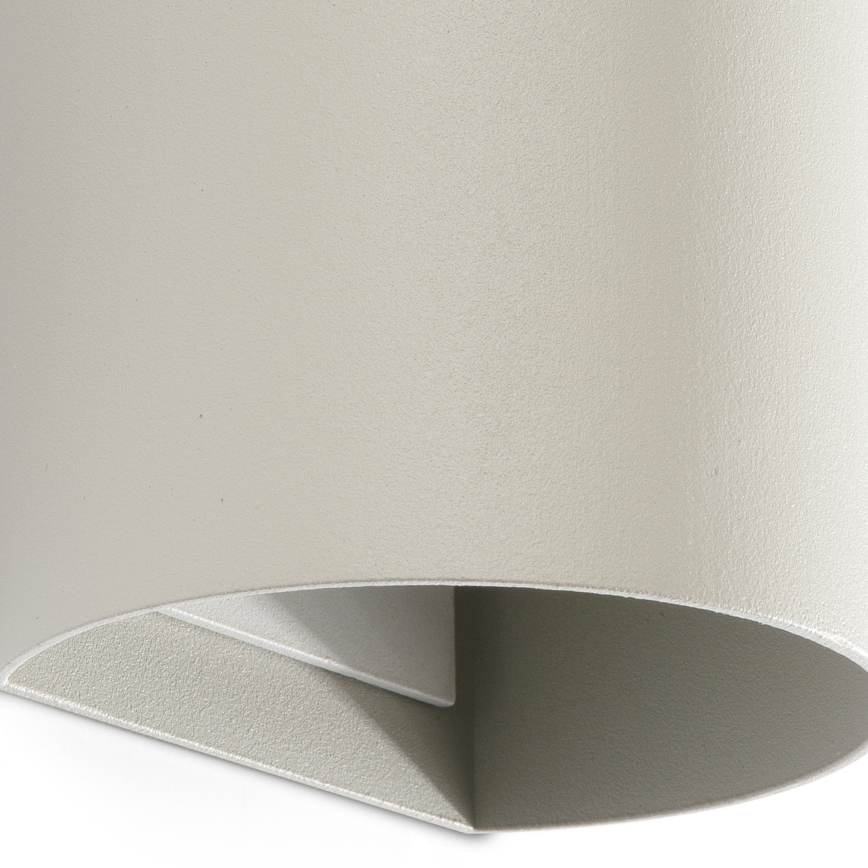 FARO 40540 - Nástěnné svítidlo SOLE 2xGU10/8W/230V šedá kulatý