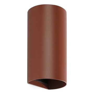 FARO 40541 - Nástěnné svítidlo SOLE 2xGU10/8W/230V cihlová kulatý