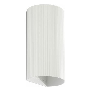 FARO 40542 - Nástěnné svítidlo SOLE 2xGU10/8W/230V bílá vroubkovaná kulatý