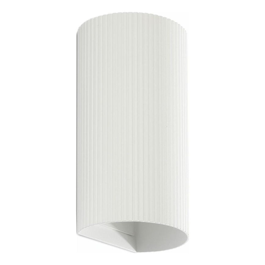 FARO 40542 - Nástěnné svítidlo SOLE 2xGU10/8W/230V bílá vroubkovaná kulatý