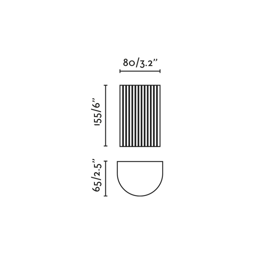 FARO 40544 - Nástěnné svítidlo SOLE 2xGU10/8W/230V šedá vroubkovaná kulatý