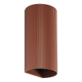 FARO 40545 - Nástěnné svítidlo SOLE 2xGU10/8W/230V cihlová vroubkovaná kulatý