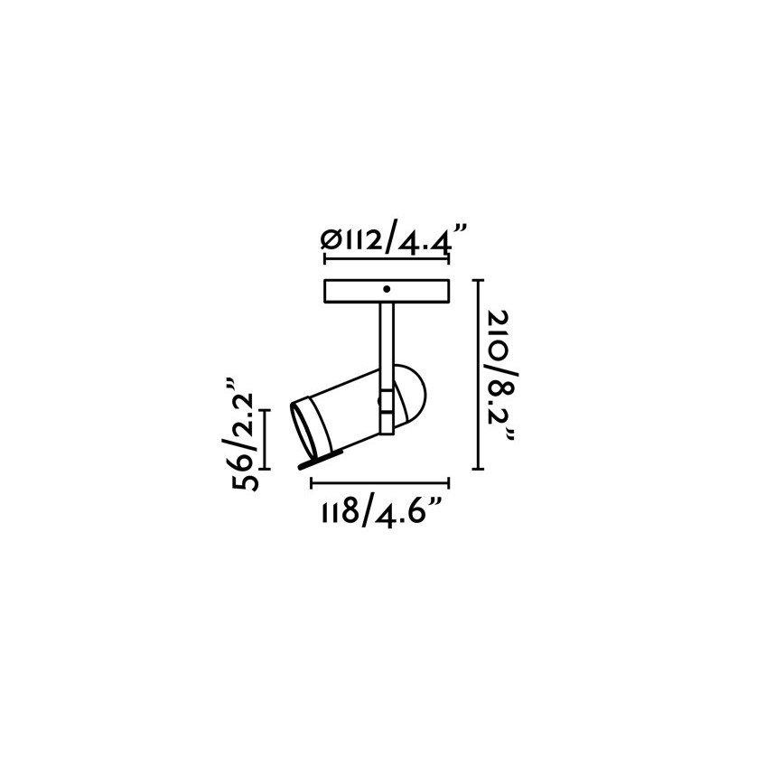 Faro 43531 - Bodové svítidlo ORLEANS 1xGU10/8W/230V stříbrná/černá