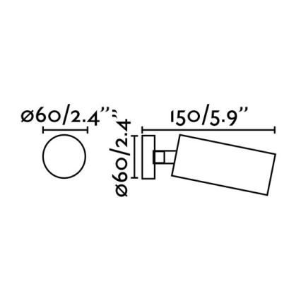 FARO 43722 - Bodové svítidlo STAN 1xGU10/8W/230V bílá