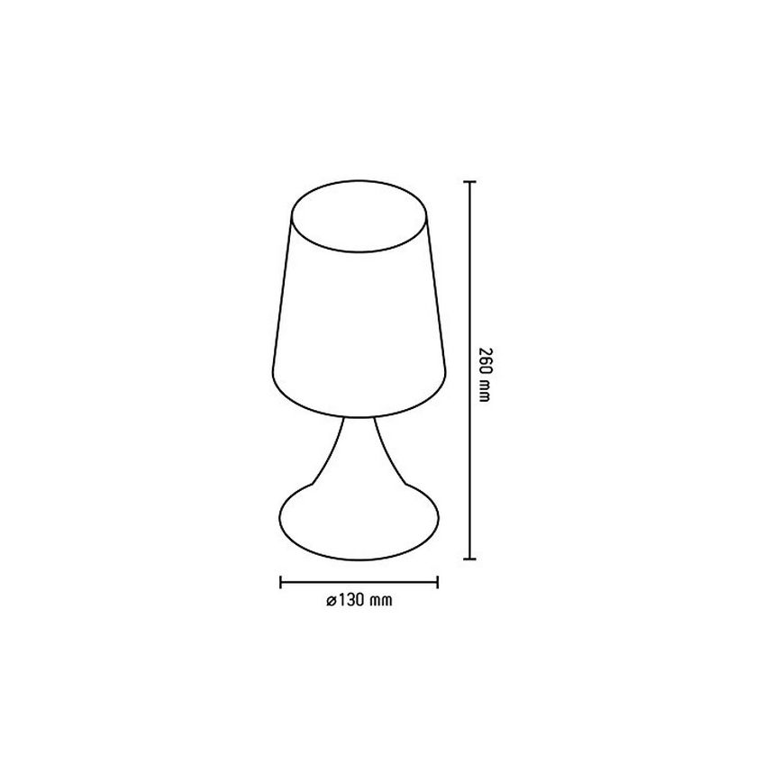 FARO 54003 - Stolní lampa SIRA 1xE14/20W/230V bílá
