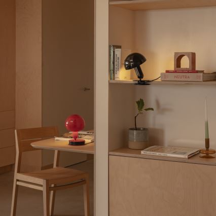 FARO 56100 - Stolní lampa s klipem 2v1 BELA 1xE27/15W/230V černá