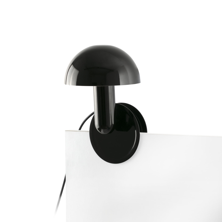 FARO 56100 - Stolní lampa s klipem 2v1 BELA 1xE27/15W/230V černá