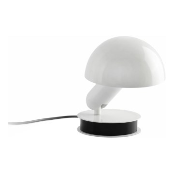 FARO 56101 - Stolní lampa s klipem 2v1 BELA 1xE27/15W/230V bílá