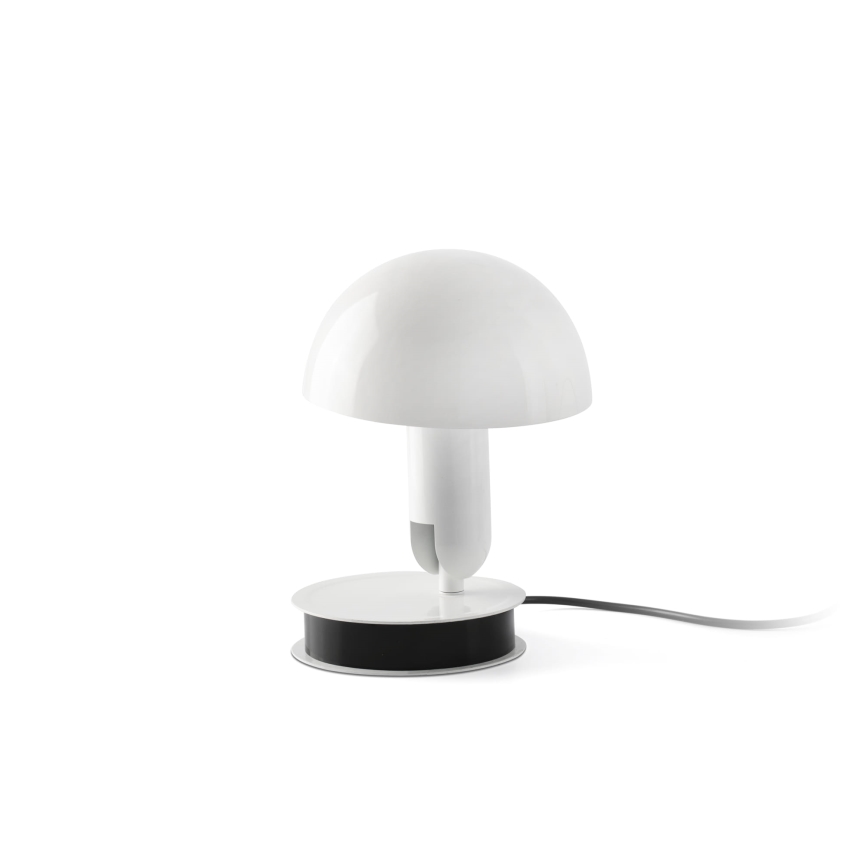FARO 56101 - Stolní lampa s klipem 2v1 BELA 1xE27/15W/230V bílá